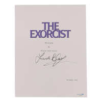Linda Blair Signed "The Exorcist" Script Cover Page (ACOA) at PristineAuction.com