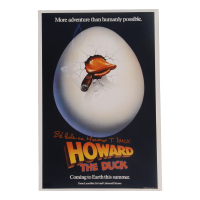 Ed Gale Signed "Howard the Duck" 12x18 Poster Inscribed "As Howard T. Duck" (ACOA) at PristineAuction.com
