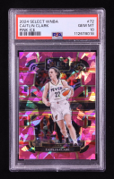 Caitlin Clark 2024-25 Select WNBA Prizms Pink Ice #72 RC (PSA 10) at PristineAuction.com