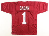 Nick Saban Signed Jersey (Beckett) at PristineAuction.com