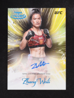 Zhang Weili 2024 Topps Gold Label UFC Surging Signatures Autograph #SGS-ZWE #43/99 at PristineAuction.com