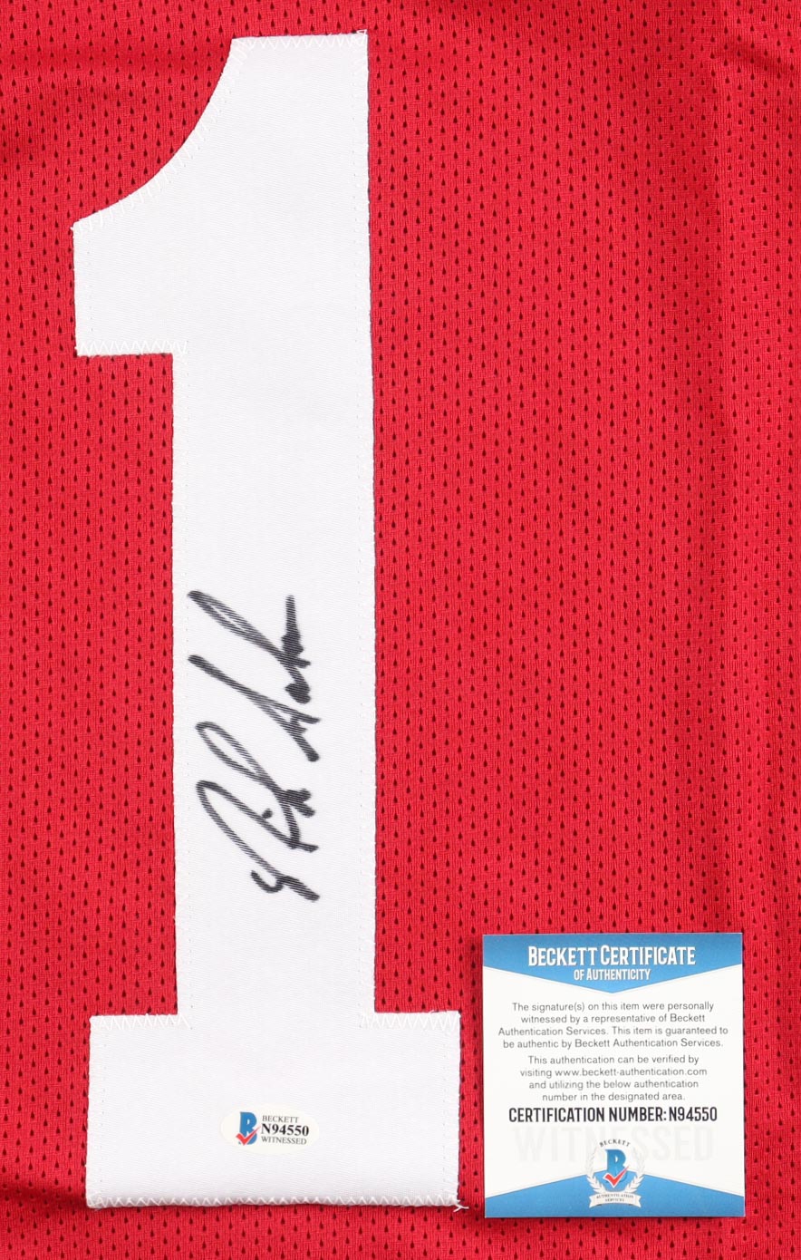 Nick Saban Signed Jersey (Beckett) at PristineAuction.com Nick Saban Signed Jersey (Beckett) at PristineAuction.com