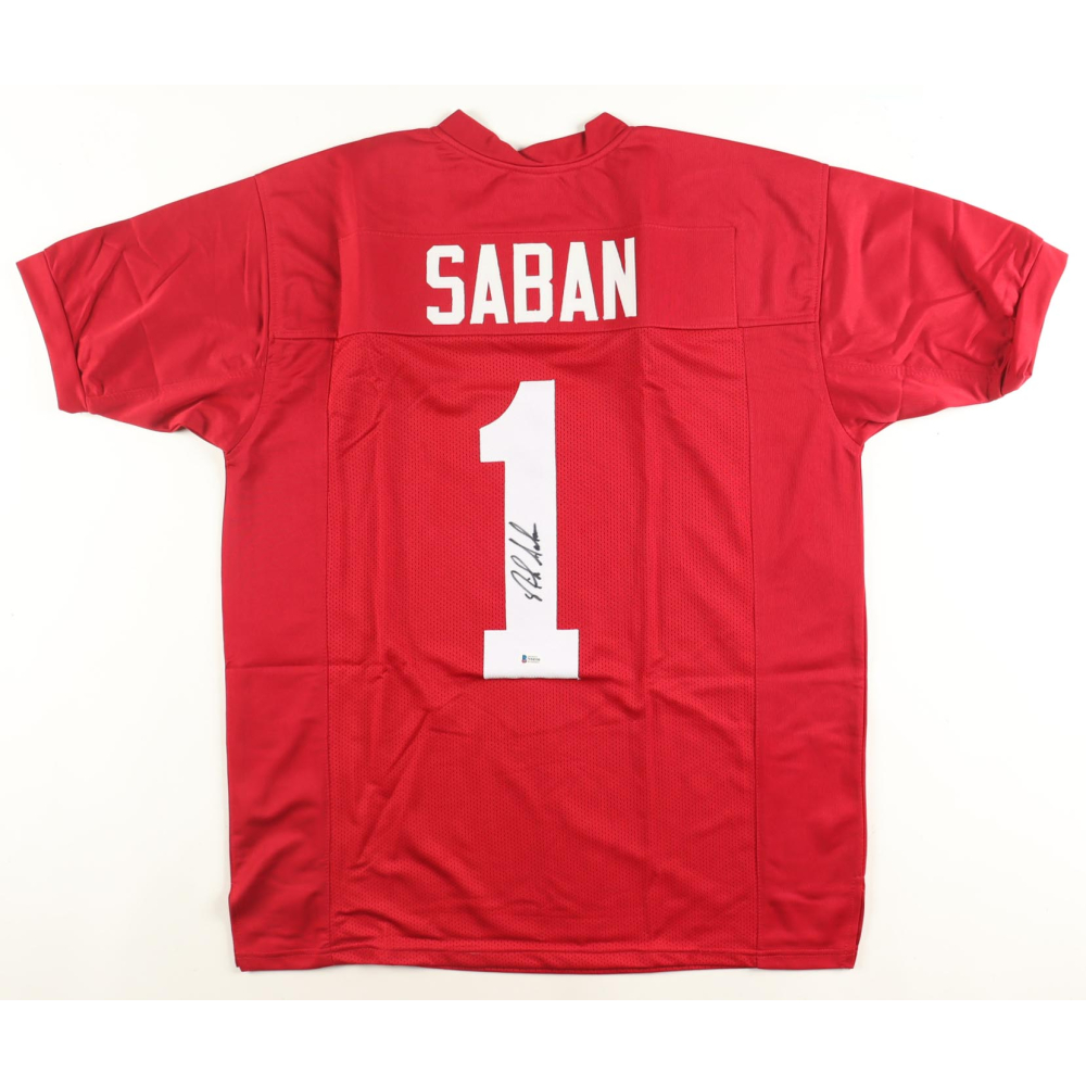 Nick Saban Signed Jersey (Beckett) at PristineAuction.com