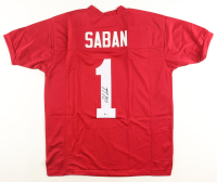 Nick Saban Signed Jersey (Beckett) at PristineAuction.com