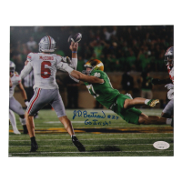 JD Bertrand Signed Notre Dame Fighting Irish 8x10 Photo Inscribed "Go Irish!" (JSA) at PristineAuction.com