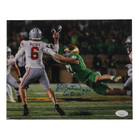 JD Bertrand Signed Notre Dame Fighting Irish 8x10 Photo Inscribed "Go Irish!" (JSA) at PristineAuction.com