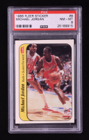 Michael Jordan 1986-87 Fleer Stickers #8 RC (PSA 8) at PristineAuction.com