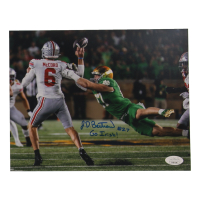 JD Bertrand Signed Notre Dame Fighting Irish 8x10 Photo Inscribed "Go Irish!" (JSA) at PristineAuction.com