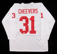 Gerry Cheevers Signed Jersey Inscribed "HOF 85" (JSA) at PristineAuction.com