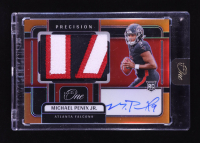 Michael Penix Jr. 2024 Panini One Precision Rookie Patch Autographs Bronze #302 RC #2/20 at PristineAuction.com