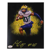 Alex Orji Signed Michigan Wolverines 8x10 Photo (JSA) at PristineAuction.com