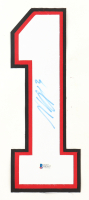 Nico Hischier Signed Jersey Number (Beckett) at PristineAuction.com