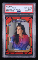 Marisa Tomei Signed 2023 Upper Deck Spider-Man No Way Home Ensemble Aunt May #E6 (PSA) at PristineAuction.com