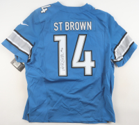 Amon-Ra St. Brown Signed Lions Nike Authentic Jersey (JSA) at PristineAuction.com