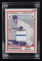 Ernie Banks 2022 Jersey Fusion Game-Used Swatch #EB80 at PristineAuction.com