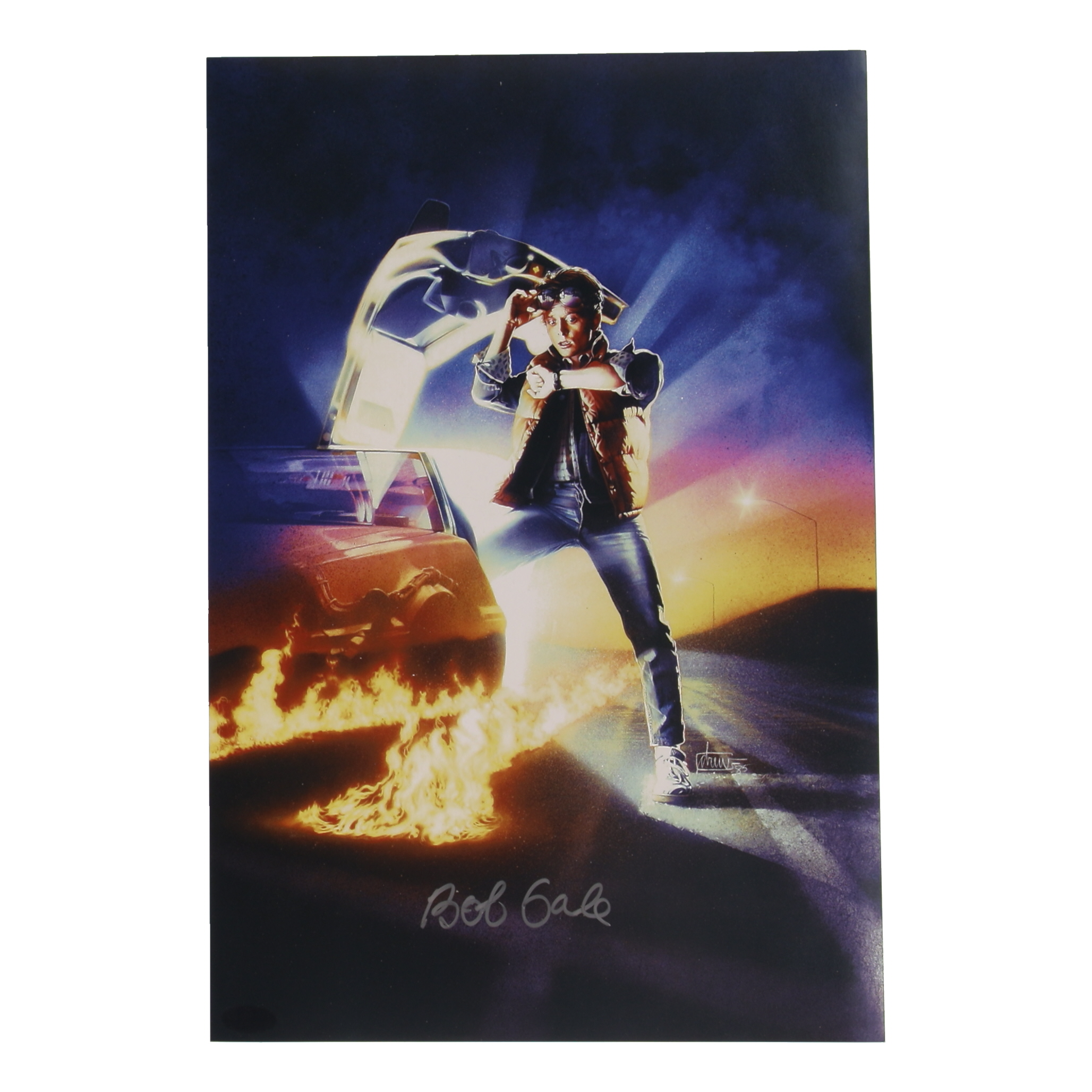 Bob Gale Signed "Back to the Future" 12x18 Poster (ACOA) at PristineAuction.com Bob Gale Signed "Back to the Future" 12x18 Poster (ACOA) at PristineAuction.com