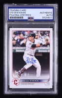 Steven Kwan Signed 2022 Topps Update #US261 RC (PSA) at PristineAuction.com