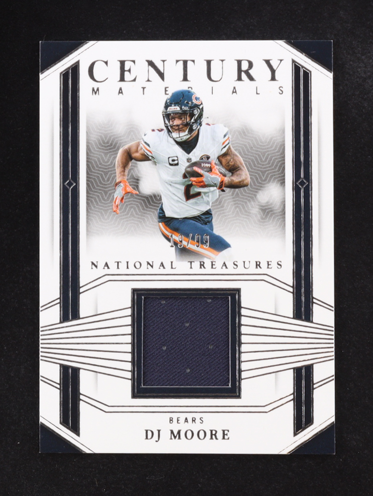 DJ Moore 2023 Panini Century Materials National Treasures #CEN-DME #19/99 at PristineAuction.com DJ Moore 2023 Panini Century Materials National Treasures #CEN-DME #19/99 at PristineAuction.com