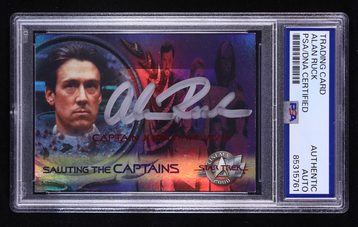 Alan Ruck Signed Captain John Harriman 2000 SkyBox Star Trek Cinema 2000 Saluting the Captains #SC8 (PSA) at PristineAuction.com Alan Ruck Signed Captain John Harriman 2000 SkyBox Star Trek Cinema 2000 Saluting the Captains #SC8 (PSA) at PristineAuction.com