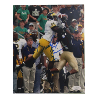 Braylon Edwards Signed Michigan Wolverines 8x10 Photo (JSA) at PristineAuction.com