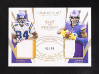 Justin Jefferson/Randy Moss 2021 Panini Immaculate Collection Past And Present #PPM-MV #45/49 at PristineAuction.com