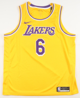 Lebron James Lakers Nike Authentic Jersey at PristineAuction.com