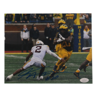 Kalel Mullings Signed Michigan Wolverines 8x10 Photo (JSA) at PristineAuction.com