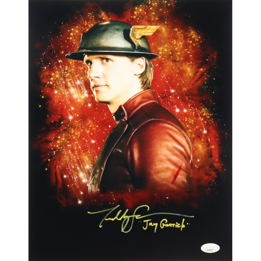 Teddy Sears Signed "CW The Flash" 11x14 Photo Inscribed "Jay Garrick" (JSA) at PristineAuction.com