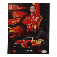 Tyler Reddick Signed 8x10 Photo (AutographCOA) at PristineAuction.com