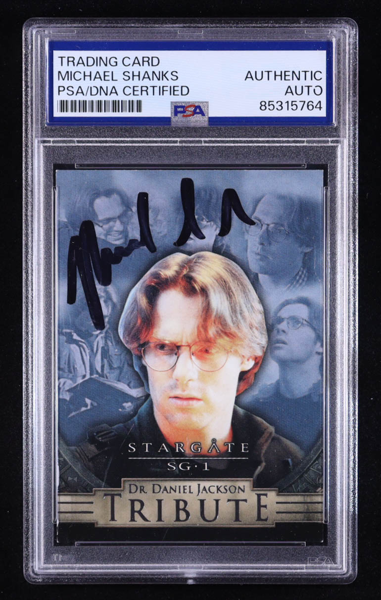Michael Shanks Signed Dr. Daniel Jackson Tribute 2002 MGM Television Torment Of Tantalus #D1 (PSA) at PristineAuction.com Michael Shanks Signed Dr. Daniel Jackson Tribute 2002 MGM Television Torment Of Tantalus #D1 (PSA) at PristineAuction.com