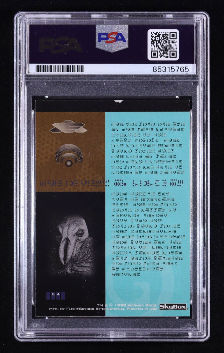 Stephen Austin-Skordiles Signed Pak'Ma'Ra 1998 Fleer SkyBox Babylon 5 Season Four #64 (PSA) at PristineAuction.com Stephen Austin-Skordiles Signed Pak'Ma'Ra 1998 Fleer SkyBox Babylon 5 Season Four #64 (PSA) at PristineAuction.com