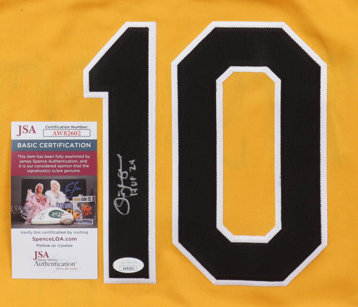 Jim Leyland Signed Jersey Inscribed "HOF 24" (JSA) at PristineAuction.com Jim Leyland Signed Jersey Inscribed "HOF 24" (JSA) at PristineAuction.com