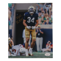 Drayk Bowen Signed Notre Dame Fighting Irish 8x10 Photo (JSA) at PristineAuction.com