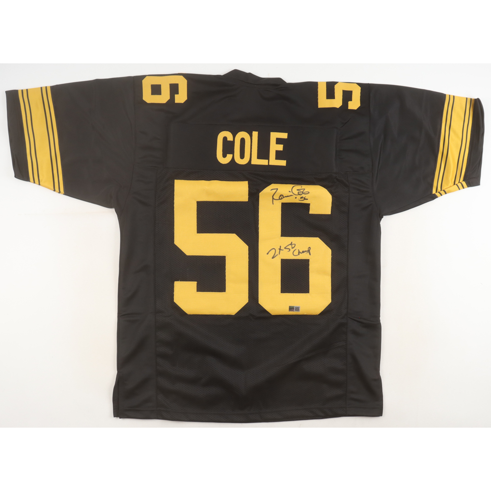 Robin Cole Signed Jersey Inscribed "2x SB Champ" (TSE) at PristineAuction.com