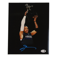 Allen Iverson Signed 76ers 8x10 Photo (JSA) at PristineAuction.com