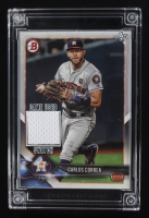 Carlos Correa 2022 Jersey Fusion Game-Used Swatch #CC19 at PristineAuction.com