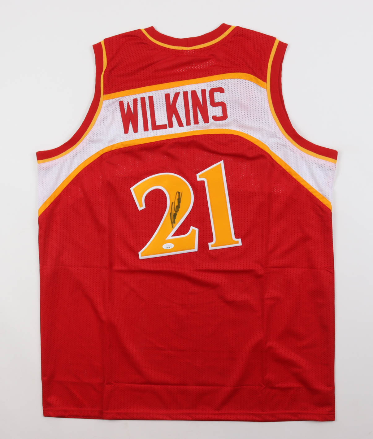 Dominique Wilkins Signed Jersey (JSA) at PristineAuction.com Dominique Wilkins Signed Jersey (JSA) at PristineAuction.com