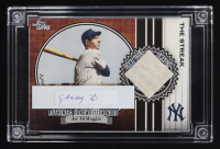 Joe Dimaggio 2022 Jersey Fusion Game-Used Swatch and Authentic Handwritten Word #JD45 at PristineAuction.com