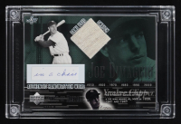 Joe Dimaggio 2022 Jersey Fusion Game-Used Swatch and Authentic Handwritten Word #JD45 at PristineAuction.com