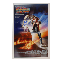 Bob Gale Signed "Back to the Future" 12x18 Poster (ACOA) at PristineAuction.com