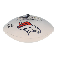 RJ Harvey Signed Broncos Logo Football (JSA) at PristineAuction.com