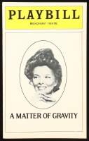Katharine Hepburn Signed "A Matter Of Gravity" Playbill (PSA) at PristineAuction.com