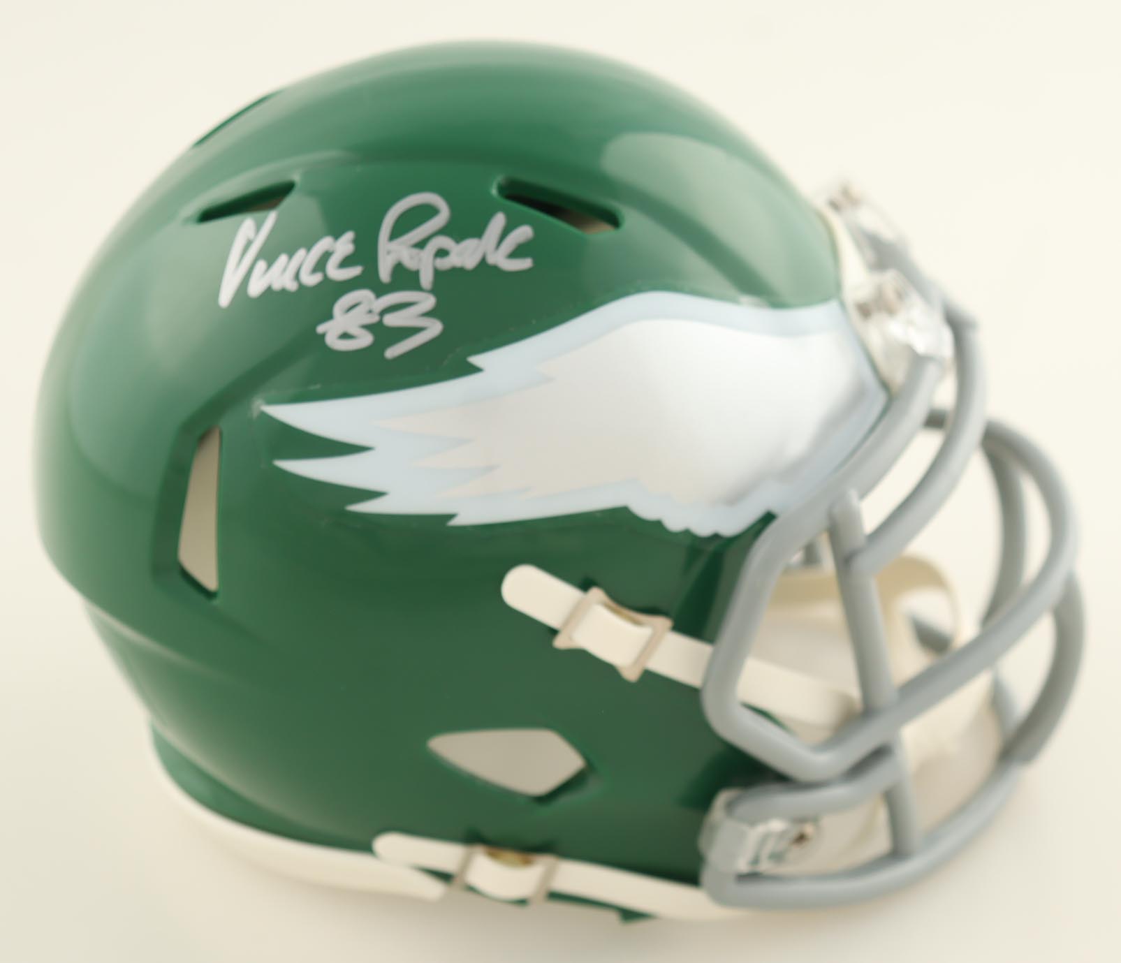 Vince Papale Signed Eagles Speed Mini Helmet (Beckett) at PristineAuction.com Vince Papale Signed Eagles Speed Mini Helmet (Beckett) at PristineAuction.com
