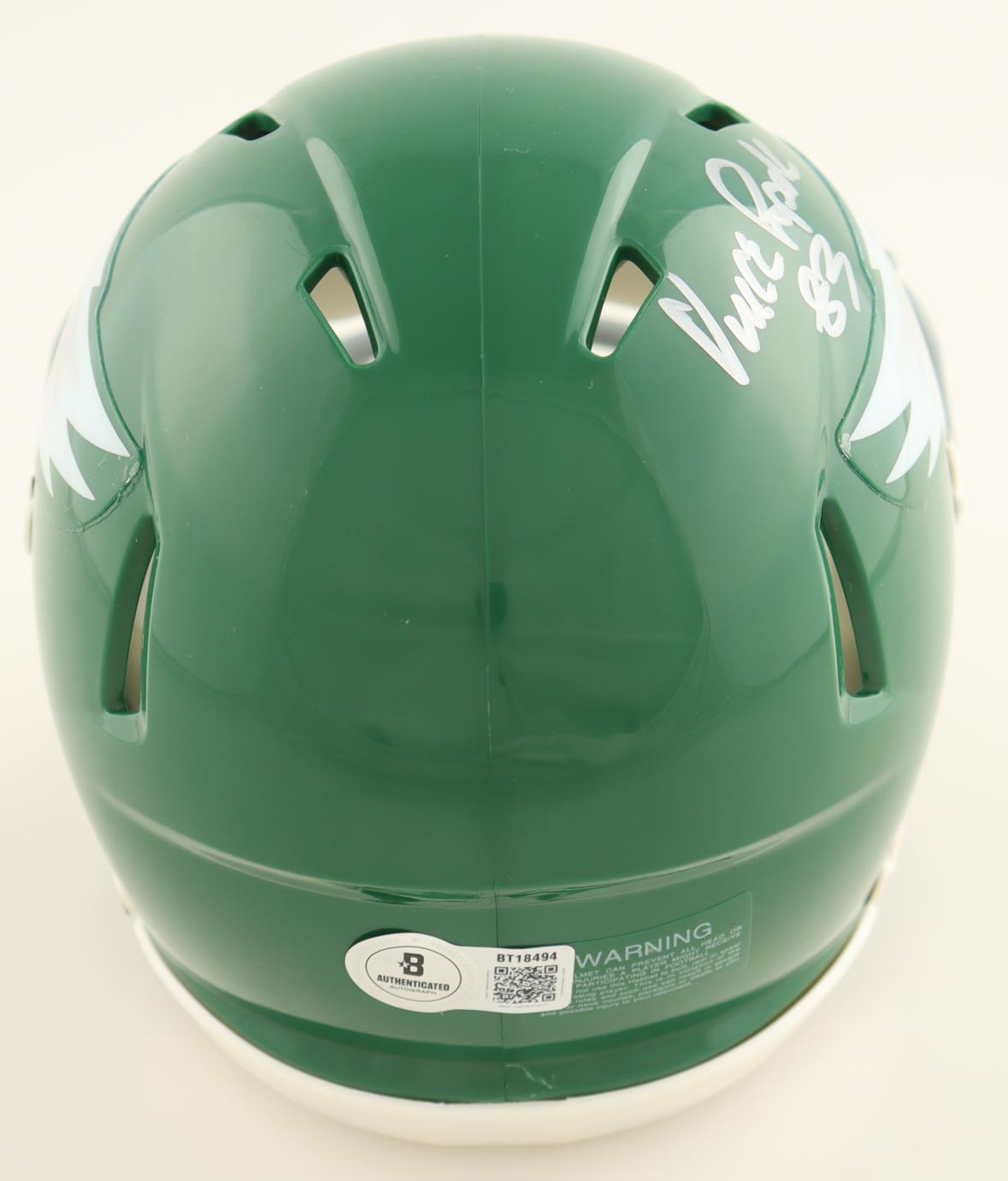 Vince Papale Signed Eagles Speed Mini Helmet (Beckett) at PristineAuction.com Vince Papale Signed Eagles Speed Mini Helmet (Beckett) at PristineAuction.com