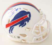 James Cook Signed Bills Speed Mini Helmet (Beckett) at PristineAuction.com