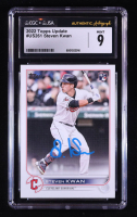 Steven Kwan Signed 2022 Topps Update #US261 RC (CGC/JSA 9) at PristineAuction.com