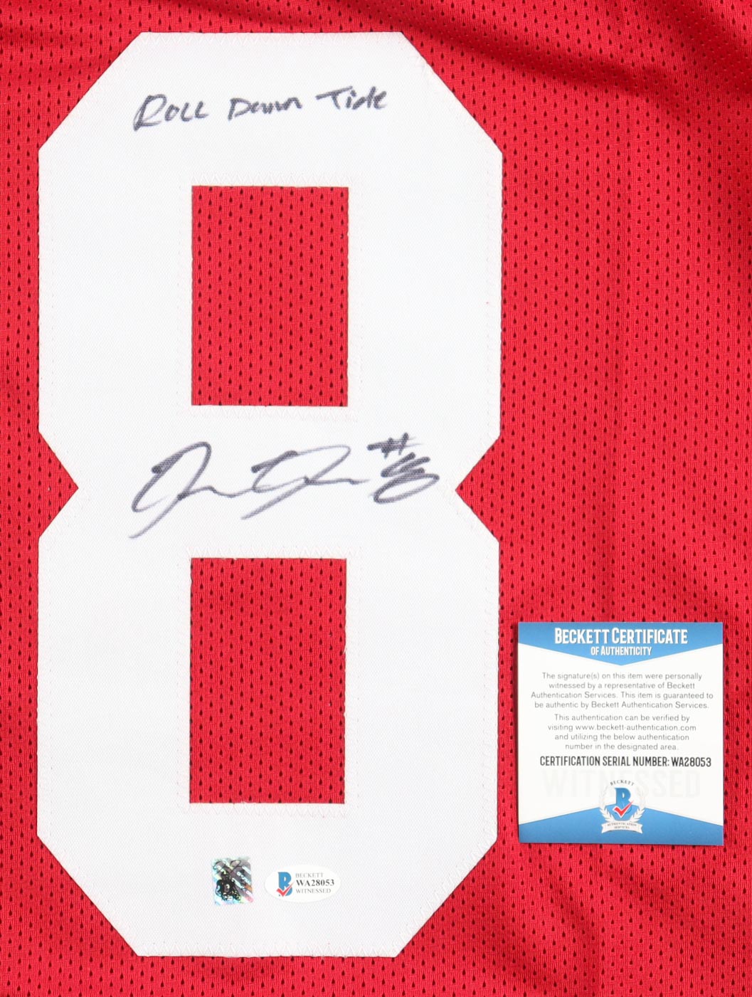 Josh Jacobs Signed Jersey (Beckett & Jacobs) at PristineAuction.com Josh Jacobs Signed Jersey (Beckett & Jacobs) at PristineAuction.com