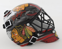 Ed Belfour Signed Blackhawks Mini Goalie Mask (Schwartz) at PristineAuction.com