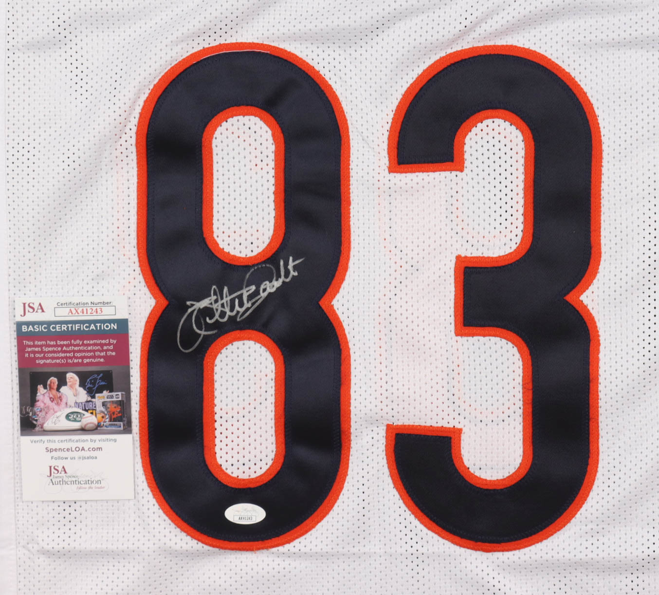 Willie Gault Signed Jersey (JSA) at PristineAuction.com Willie Gault Signed Jersey (JSA) at PristineAuction.com