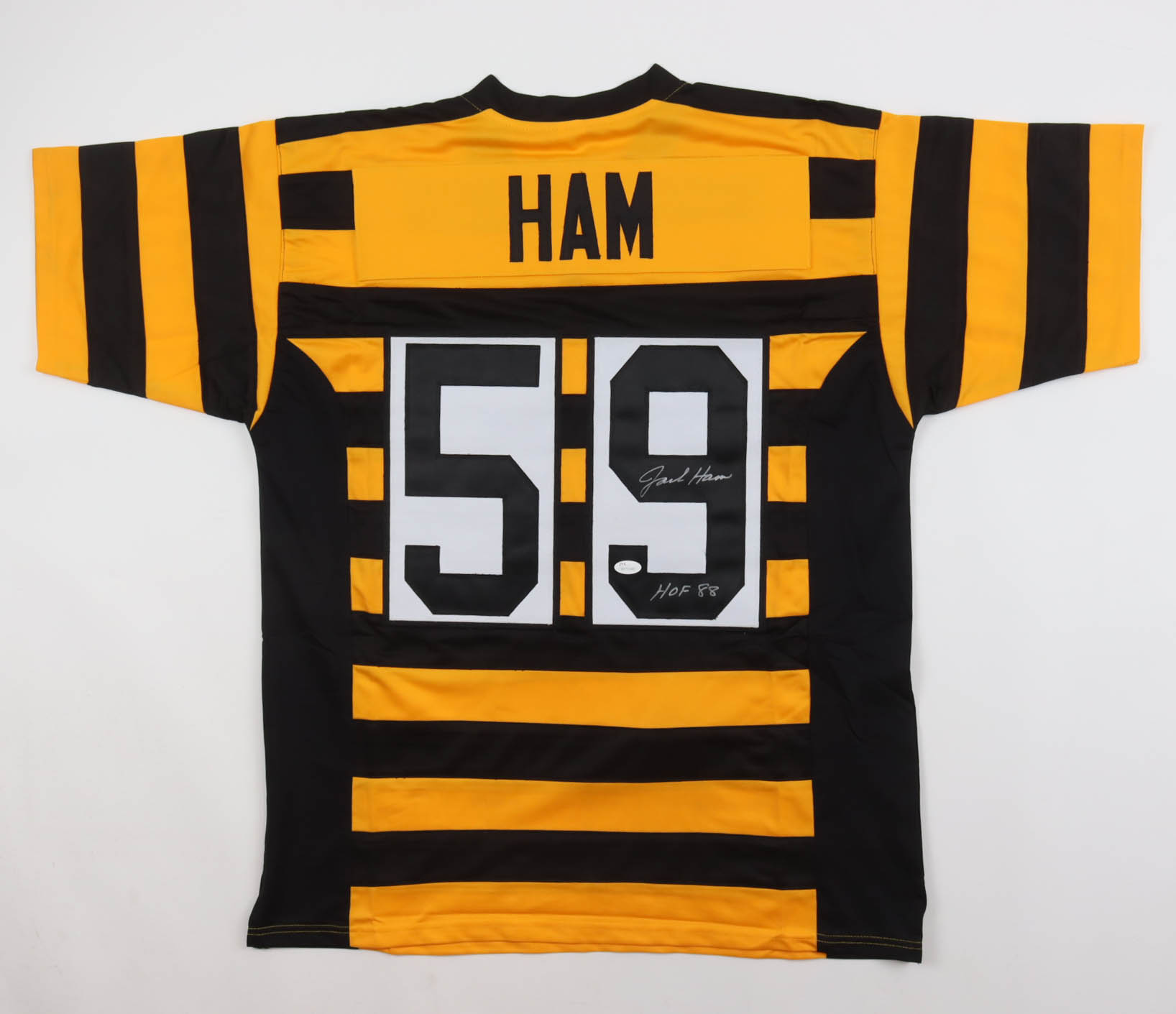 Jack Ham Signed Jersey Inscribed "HOF 88" (JSA) at PristineAuction.com Jack Ham Signed Jersey Inscribed "HOF 88" (JSA) at PristineAuction.com
